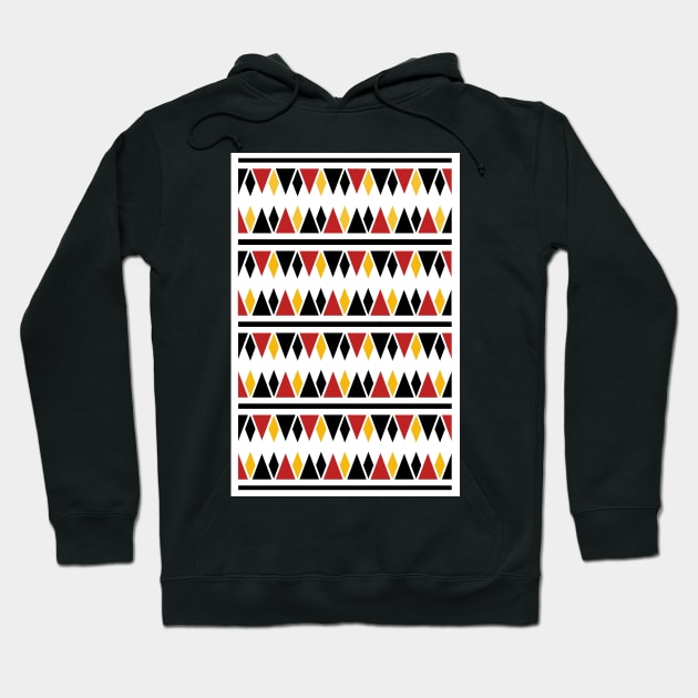 Etnic triangle art Hoodie by piksimp